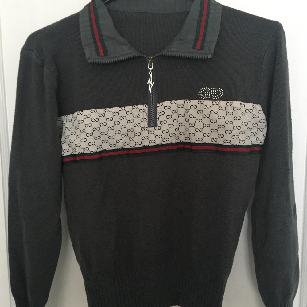 Half Zip Up Sweater